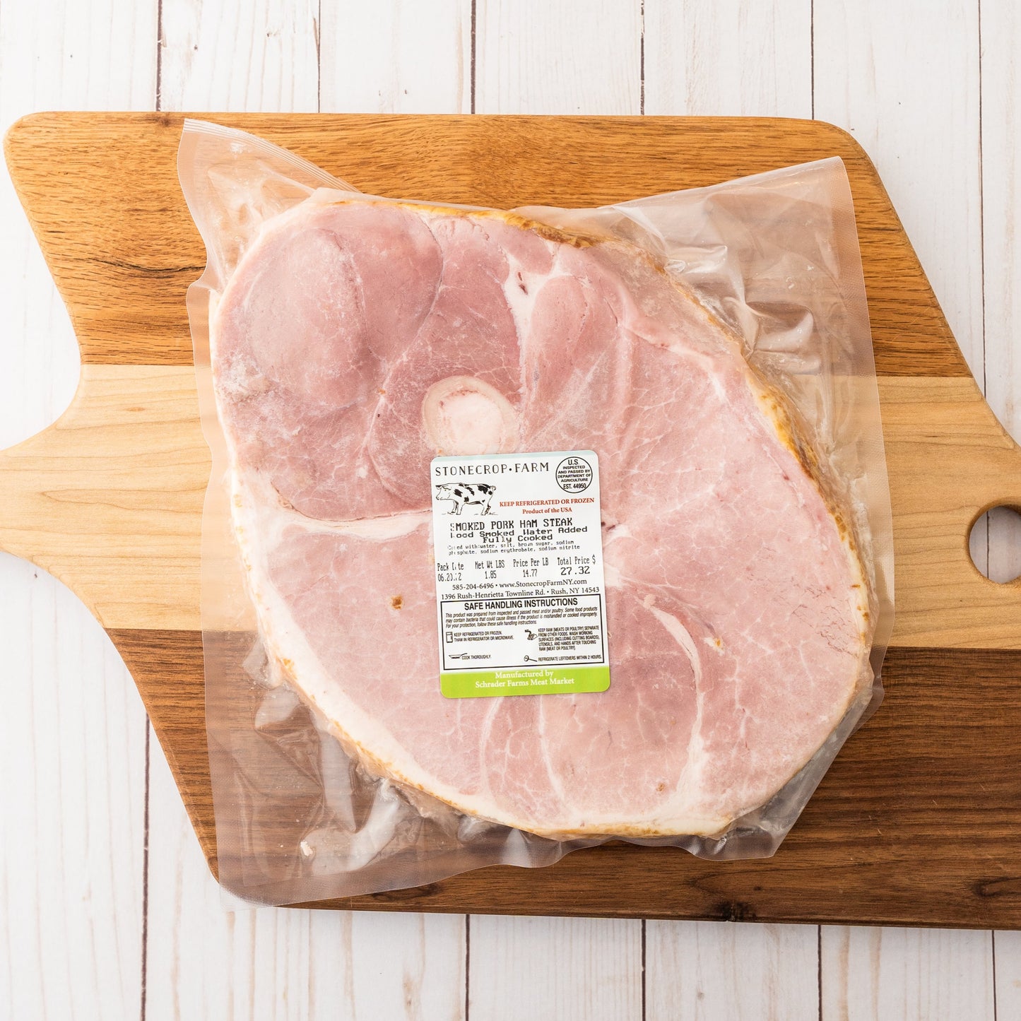 Smoked Ham Steak in Stonecrop Farm