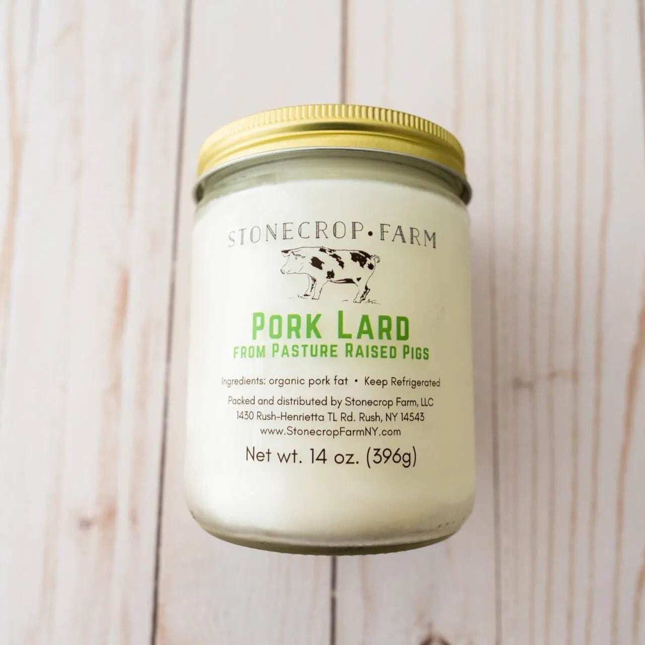 Rendered Leaf Lard in Stonecrop Farm