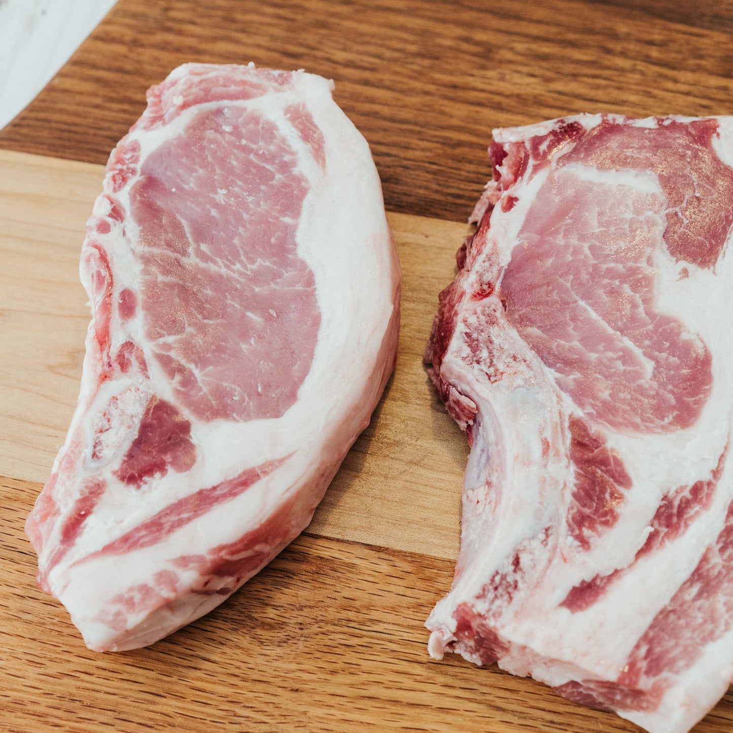 Organic Pork Chop in Stonecrop Farm