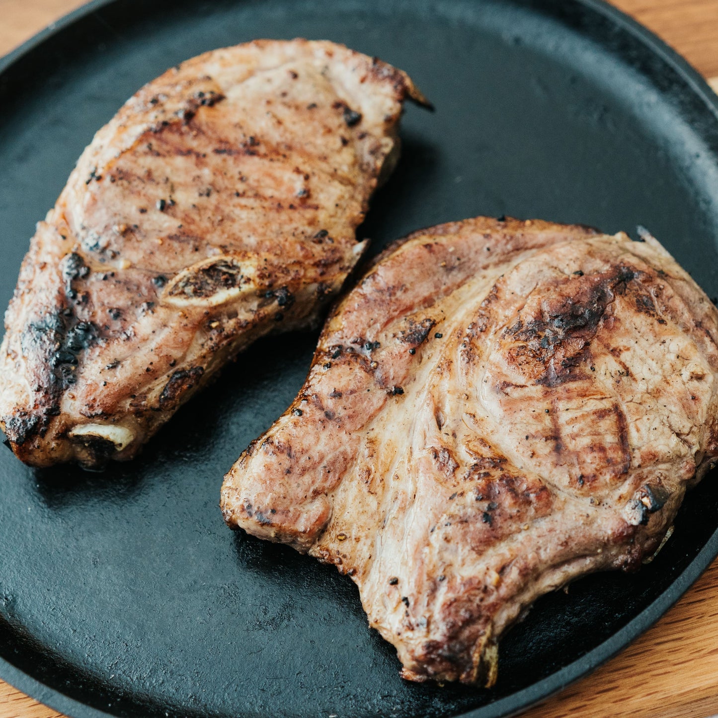 Organic Pork Chop in Stonecrop Farm