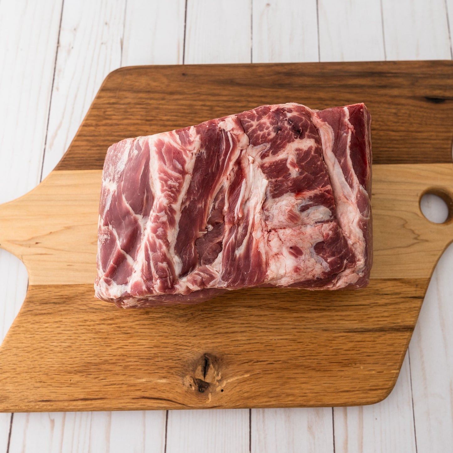 Pork butt roast in Stonecrop Farm