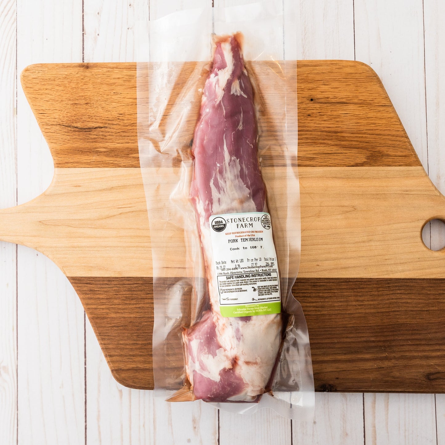 Organic Pork Tenderloin in Stonecrop Farm
